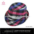 Colorful Checked fedora hat for kids